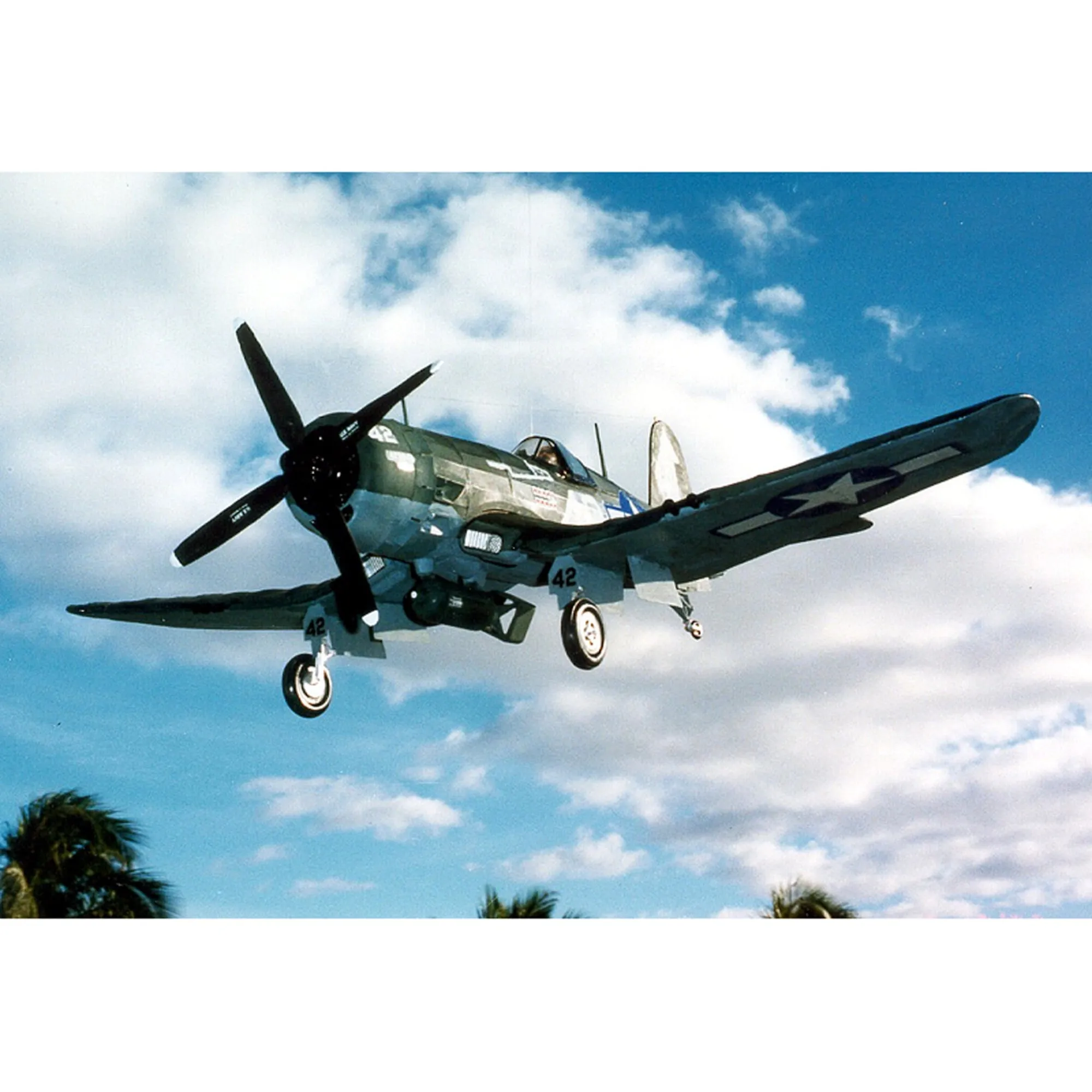 Guillow's Vought F4U-4 Corsair 1/16 Scale Model Kit