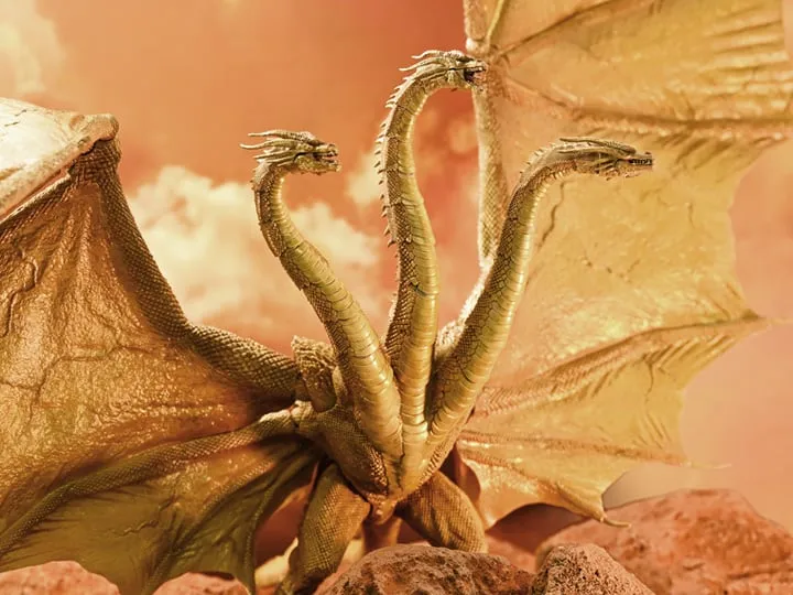 Hiya Toys 1/18 Godzilla: King of the Monsters PX Exclusive Ghidorah (Gravity Beam Ver.) Action Figure