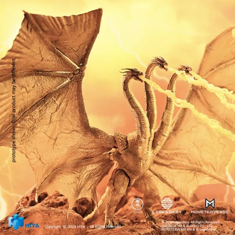 Hiya Toys 1/18 Godzilla: King of the Monsters PX Exclusive Ghidorah (Gravity Beam Ver.) Action Figure