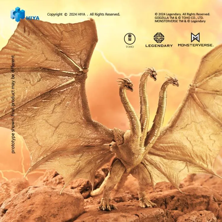 Hiya Toys 1/18 Godzilla: King of the Monsters PX Exclusive Ghidorah (Gravity Beam Ver.) Action Figure