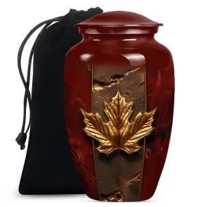 Honorable Solace - Mapple Leaf Memorial Urn for Male adults