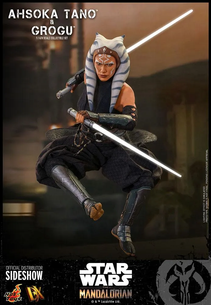 Hot Toys 1/6 Scale Figure - Ahsoka Tano & Grogu (Star Wars: Episode The Mandalorian)