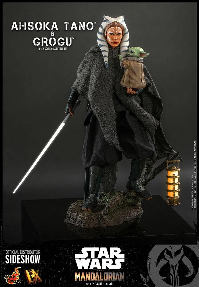 Hot Toys 1/6 Scale Figure - Ahsoka Tano & Grogu (Star Wars: Episode The Mandalorian)