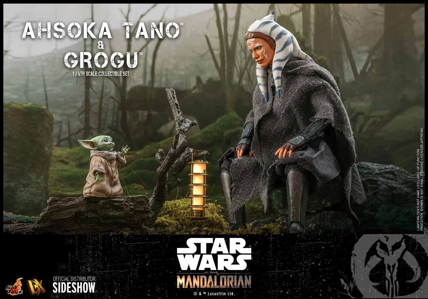 Hot Toys 1/6 Scale Figure - Ahsoka Tano & Grogu (Star Wars: Episode The Mandalorian)