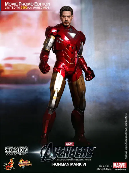 Hot Toys 1/6 The Avengers Iron Man Mark VI (6) Movie Promo Edition Sixth Scale Figure