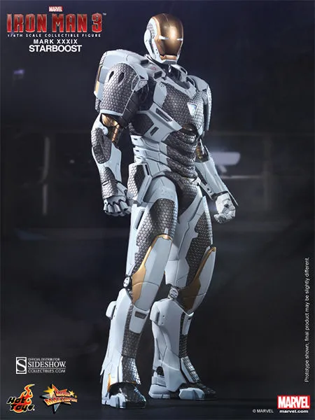 Hot Toys Iron Man Mark XXXIX Starboost 12 Inch 1/6 Scale Action Figure MMS214