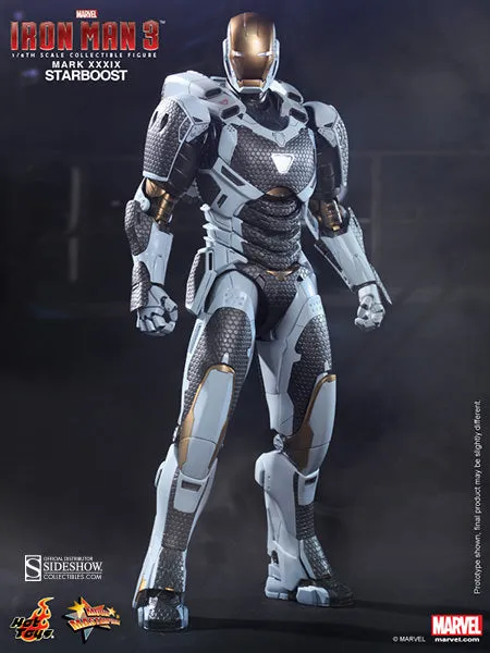 Hot Toys Iron Man Mark XXXIX Starboost 12 Inch 1/6 Scale Action Figure MMS214