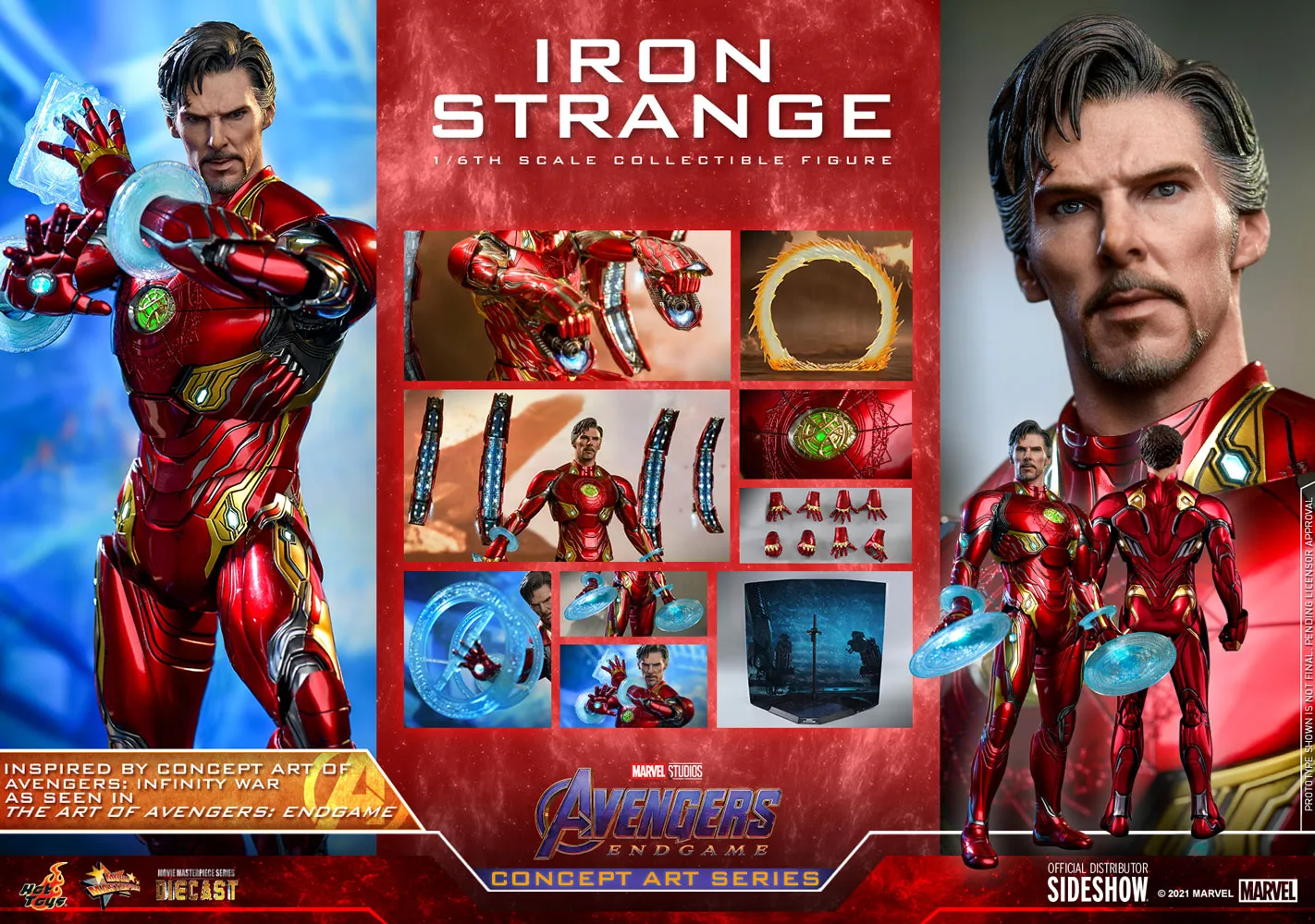 Hot Toys - Movie Masterpiece Series 1/6 Scale - Iron Strange (Avengers: Endgame)