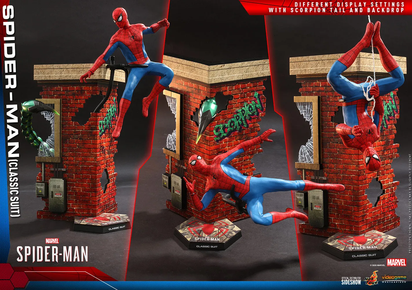 Hot Toys Video Game Masterpiece 1/6 Scale Figure - Spider-Man (Classic Suit)