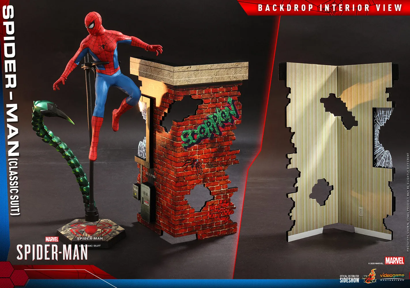 Hot Toys Video Game Masterpiece 1/6 Scale Figure - Spider-Man (Classic Suit)