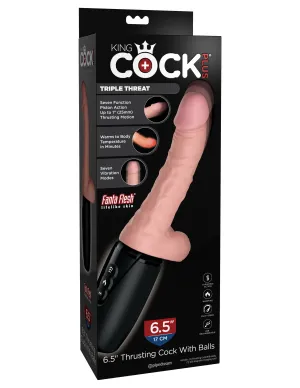 King Cock Plus 6.5 Thrusting Cock with Balls