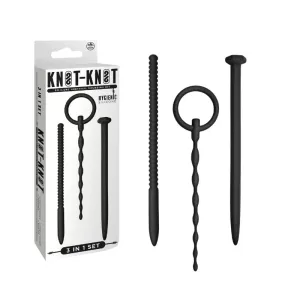 KNOT KNOT SILICONE URETHRAL PLUG SET