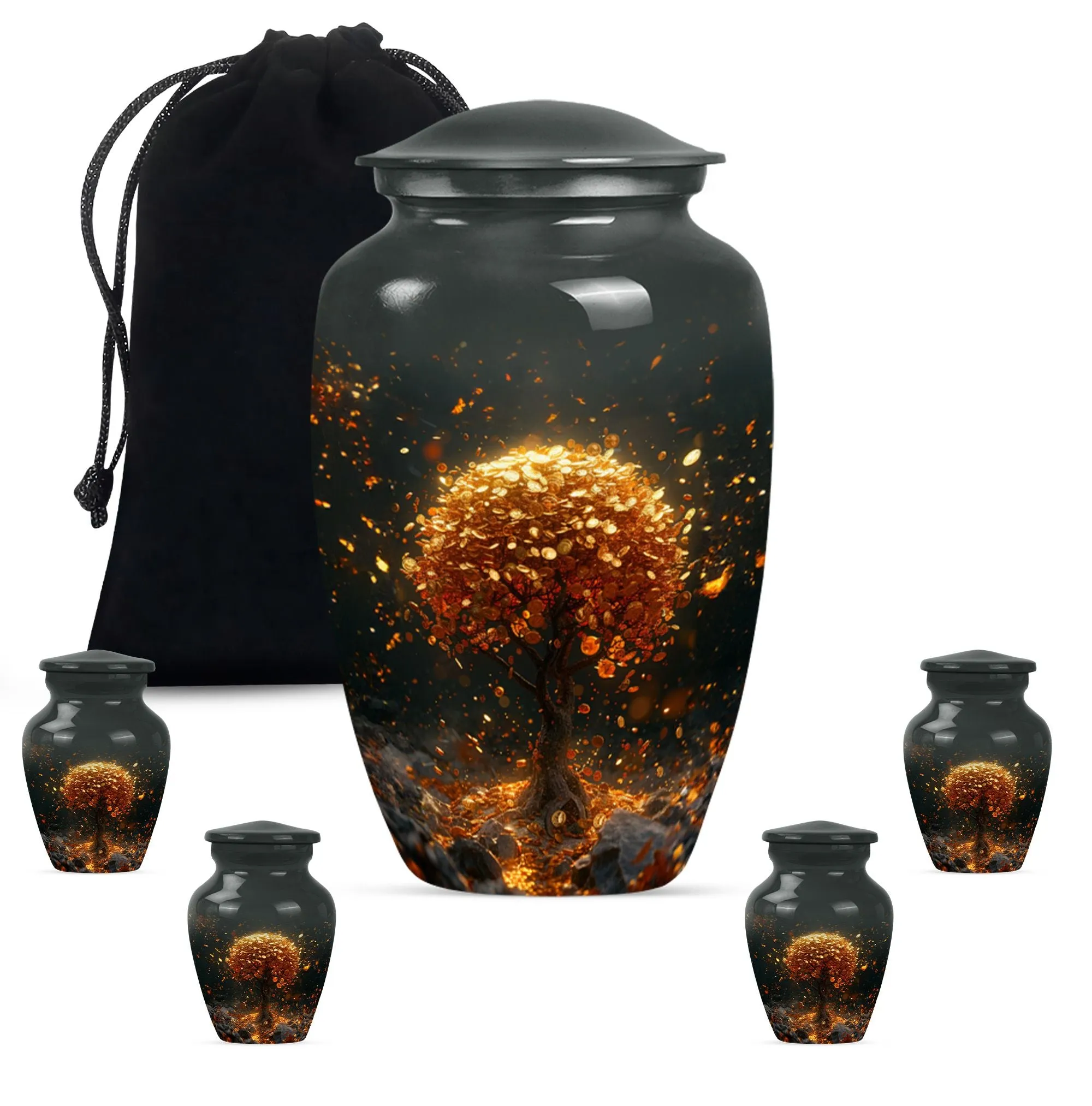 Legacy Tree of Life Cremation Piece: Commemorative Urn for Adults