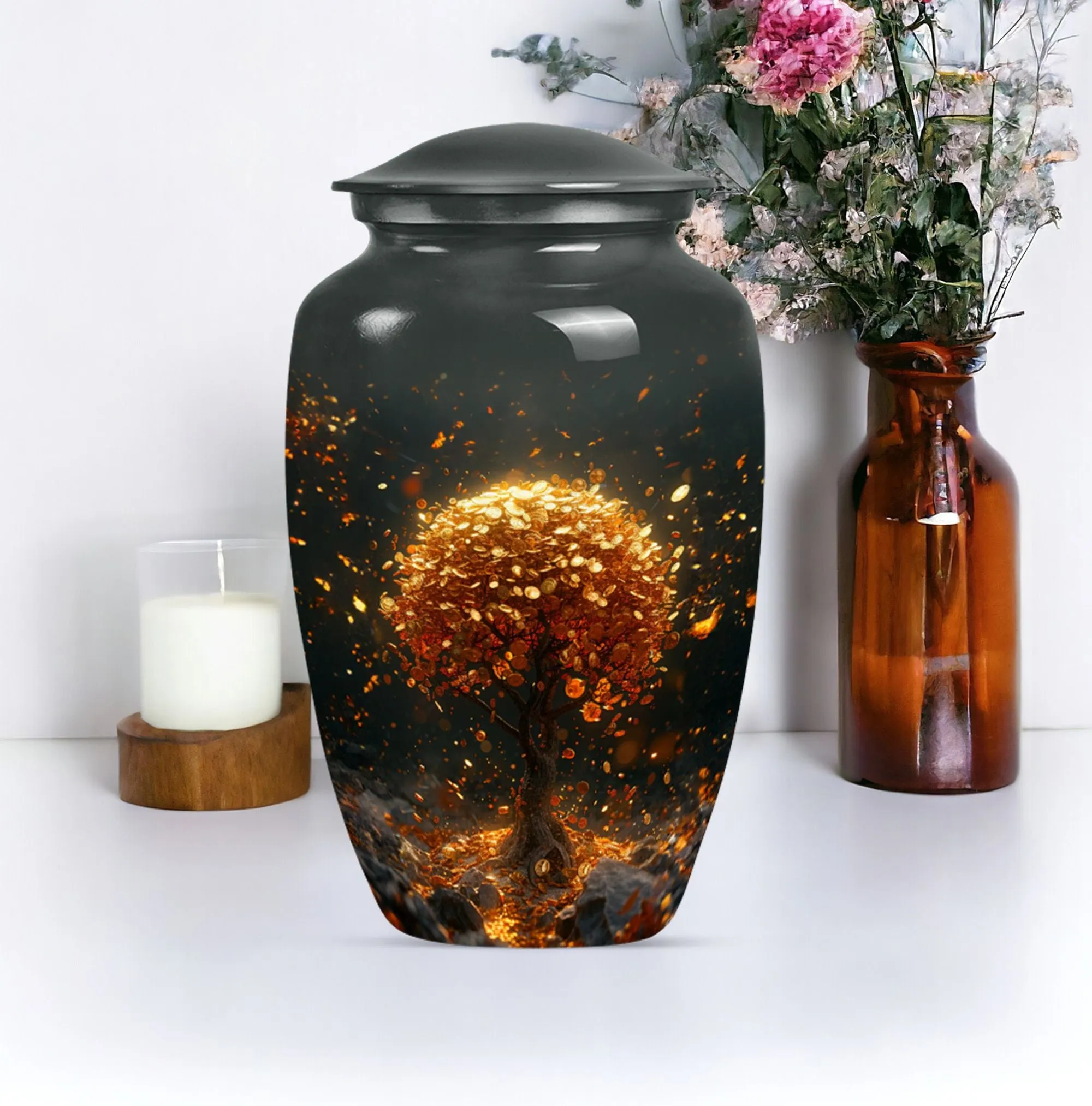 Legacy Tree of Life Cremation Piece: Commemorative Urn for Adults