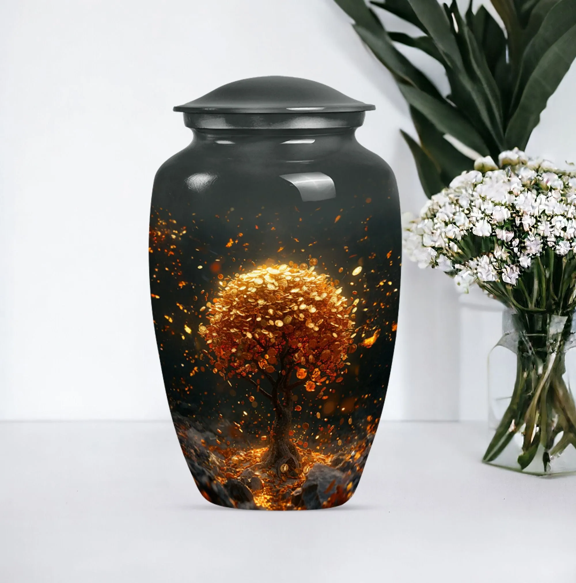 Legacy Tree of Life Cremation Piece: Commemorative Urn for Adults