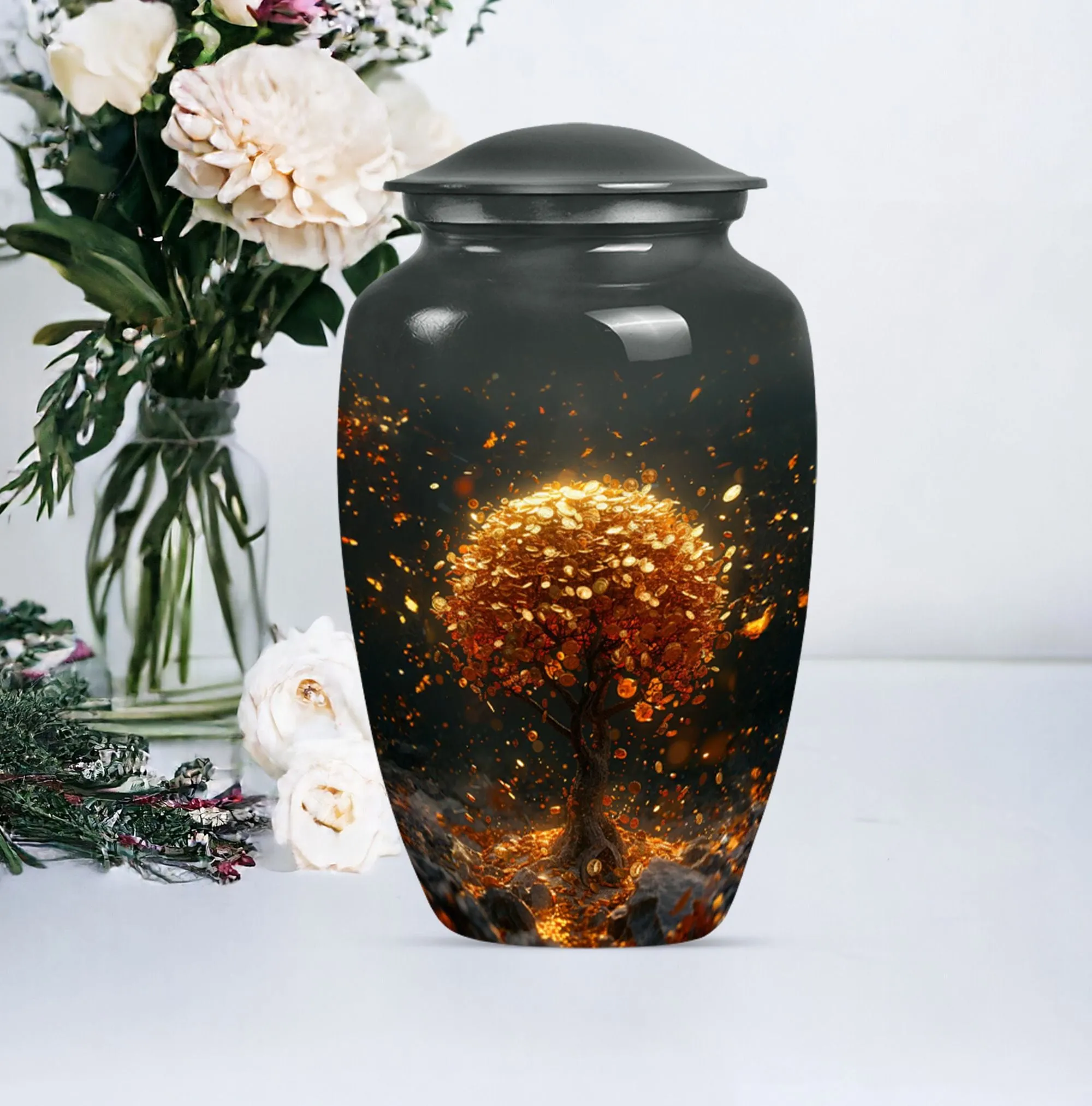 Legacy Tree of Life Cremation Piece: Commemorative Urn for Adults