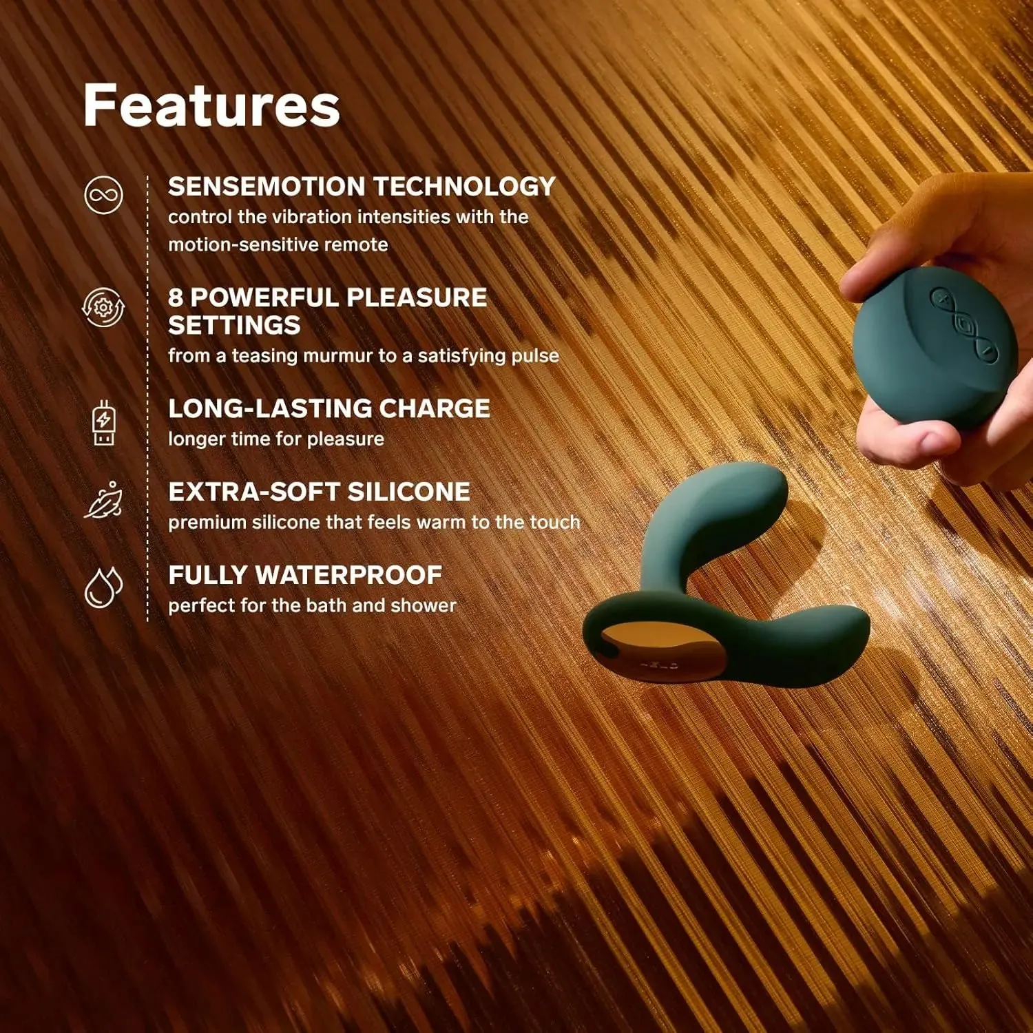 LELO Hugo 2 Remote Controlled Prostate Massager Anal Sex Toy for Men