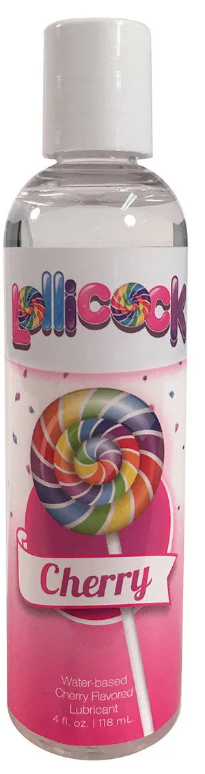 Lollicock Cherry Wb Flavored Lubricant 4 Oz