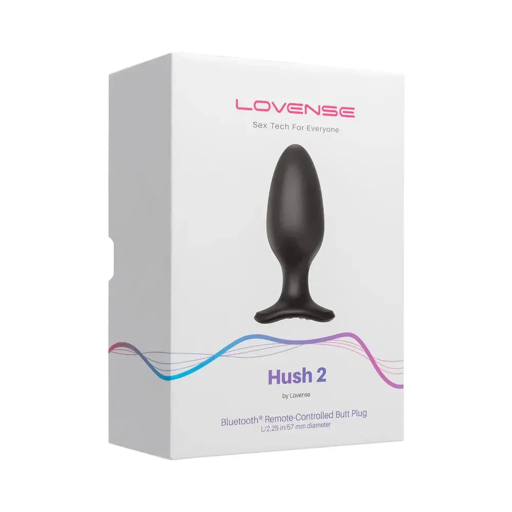Lovense Hush 2 Remote-Controlled Anal Plug Vibrating L 2.25 inch