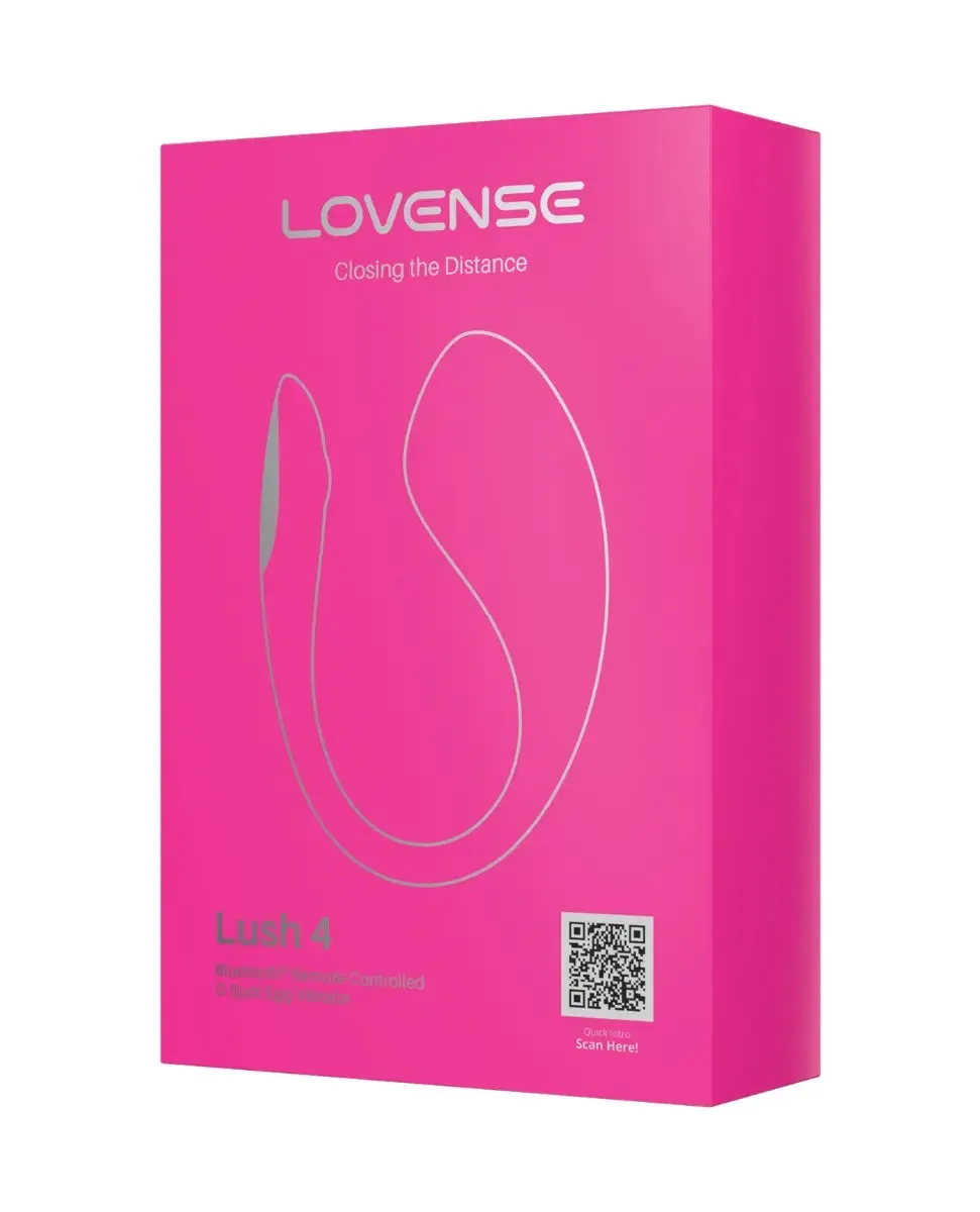 Lovense Lush 4 Bluetooth Remote-Controlled Egg Vibrator Sex Toy for Couples