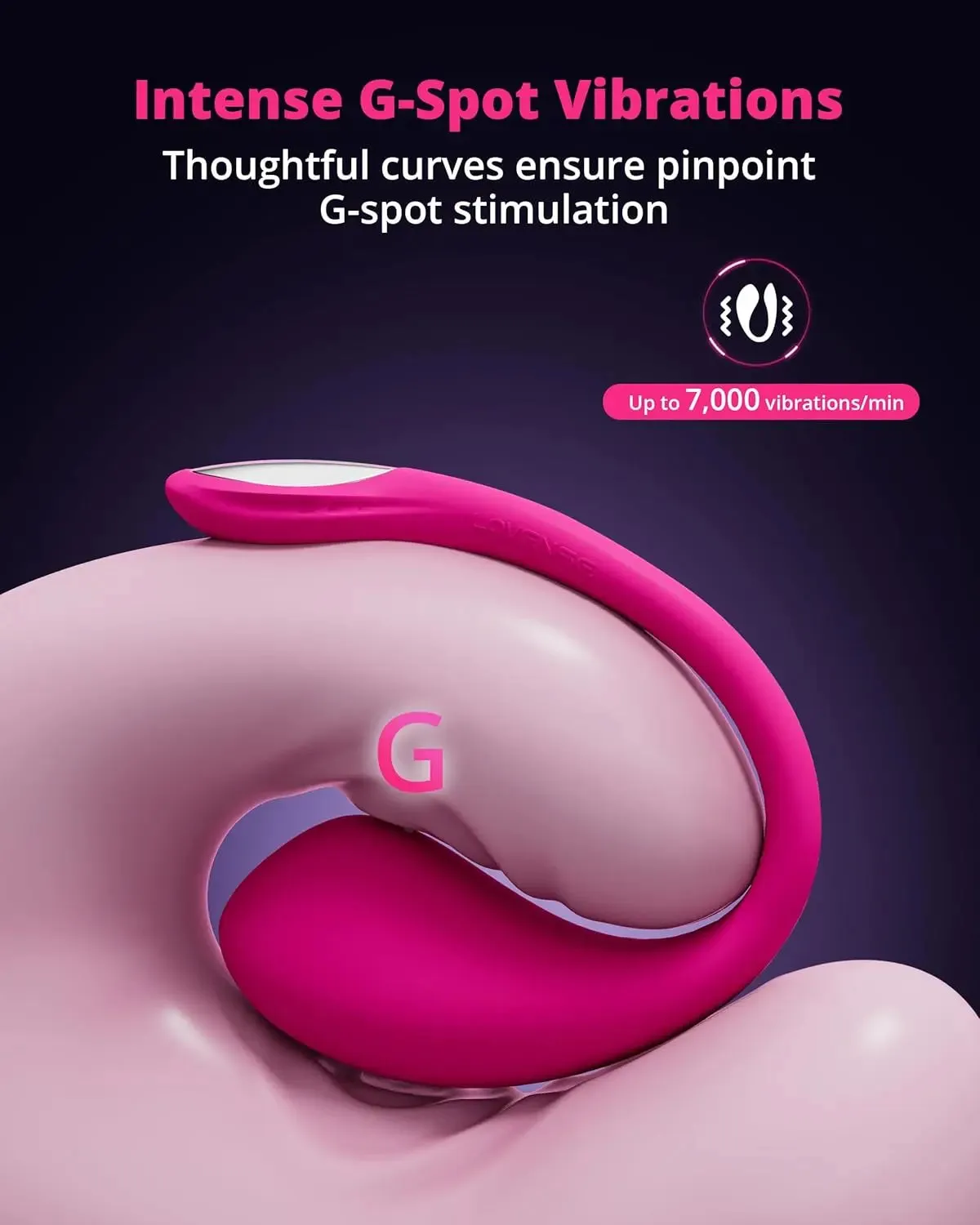 Lovense Lush 4 Bluetooth Remote-Controlled Egg Vibrator Sex Toy for Couples