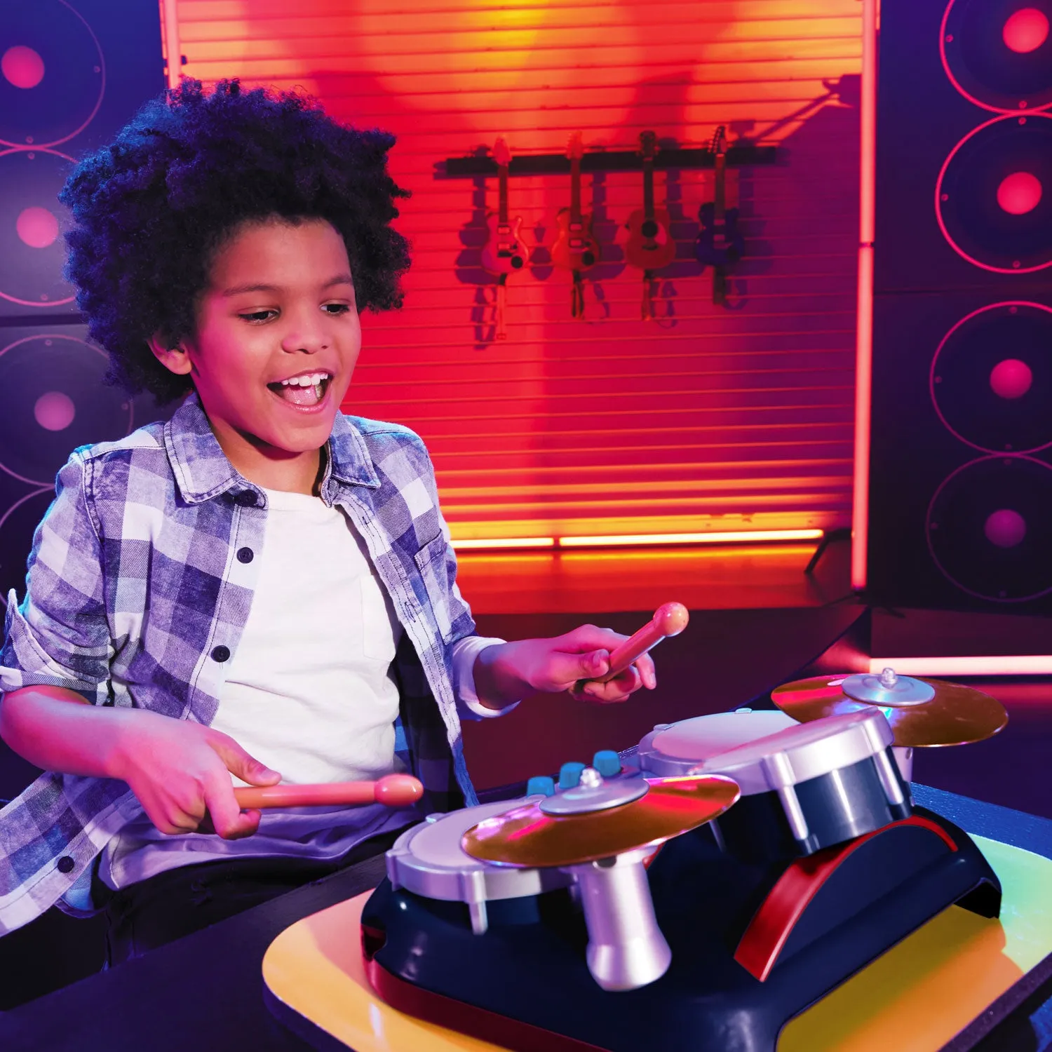 My Real Jam First Concert Set with Drums, Keyboard and Electric Guitar