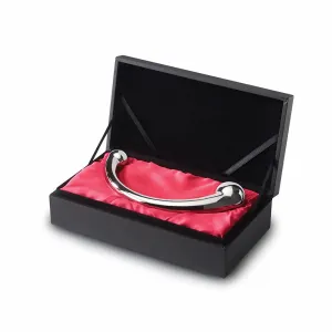 Njoy Pure Wand Curved Metal Dildo Anal Sex Toy Stainless Steel Prostate Massager