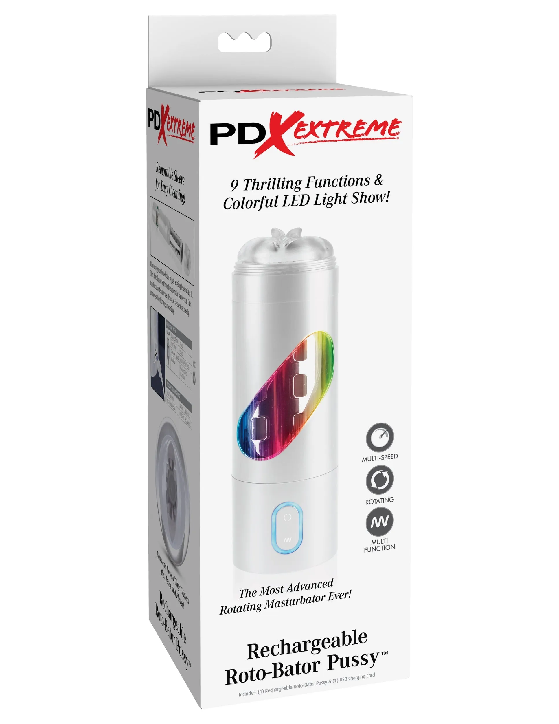 PDX Extreme - Rechargeable Roto-Bator Pussy