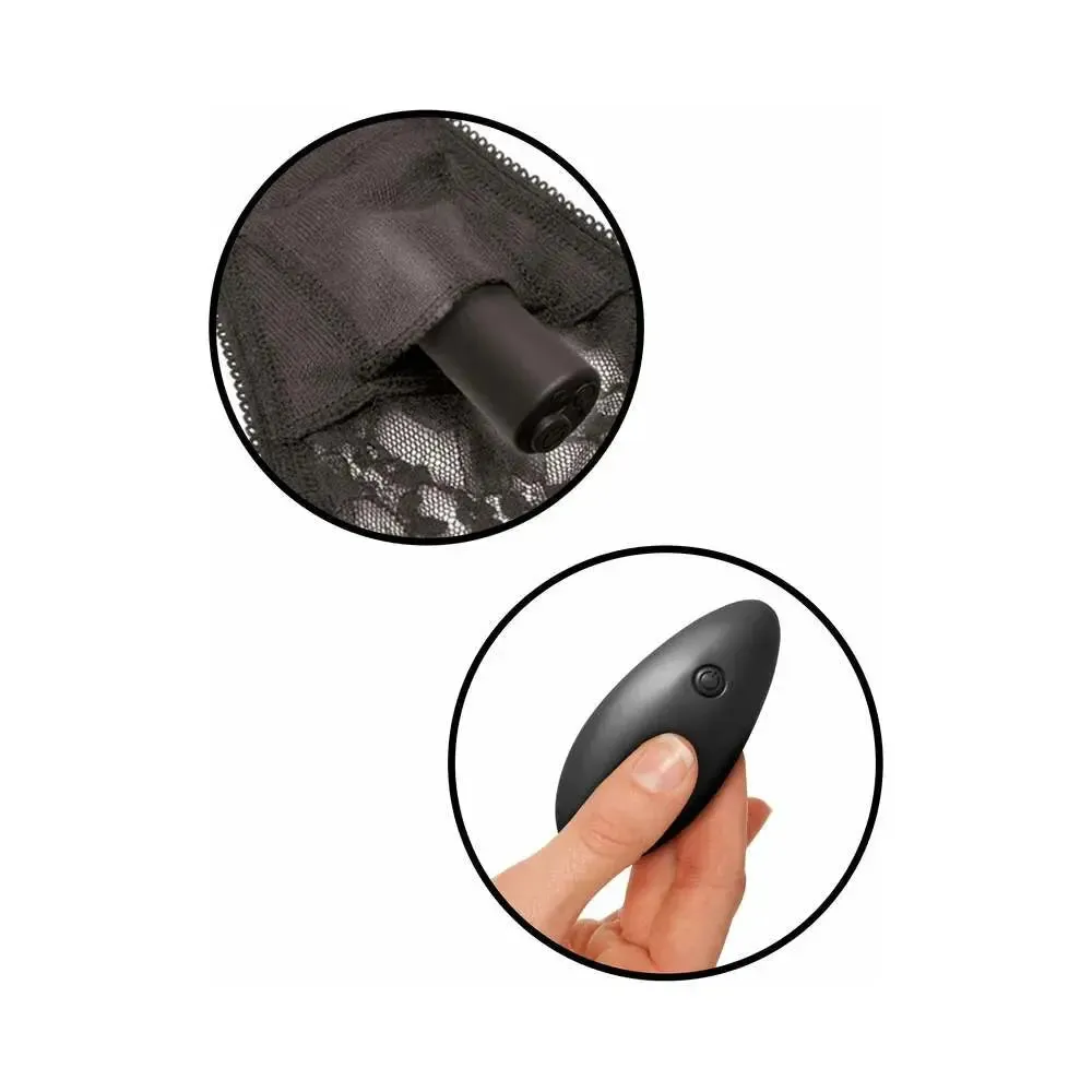 Pipedream Fetish Fantasy Series Date Night Remote Control Vibrating Panties Black