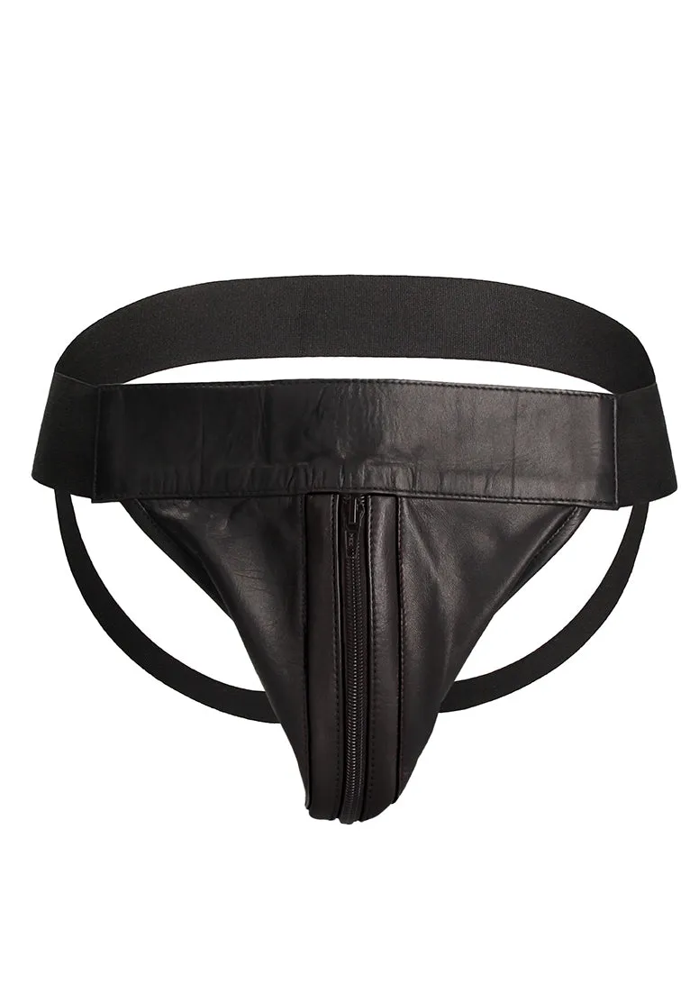 Plain Front With Zip Jock - L/xl - Black