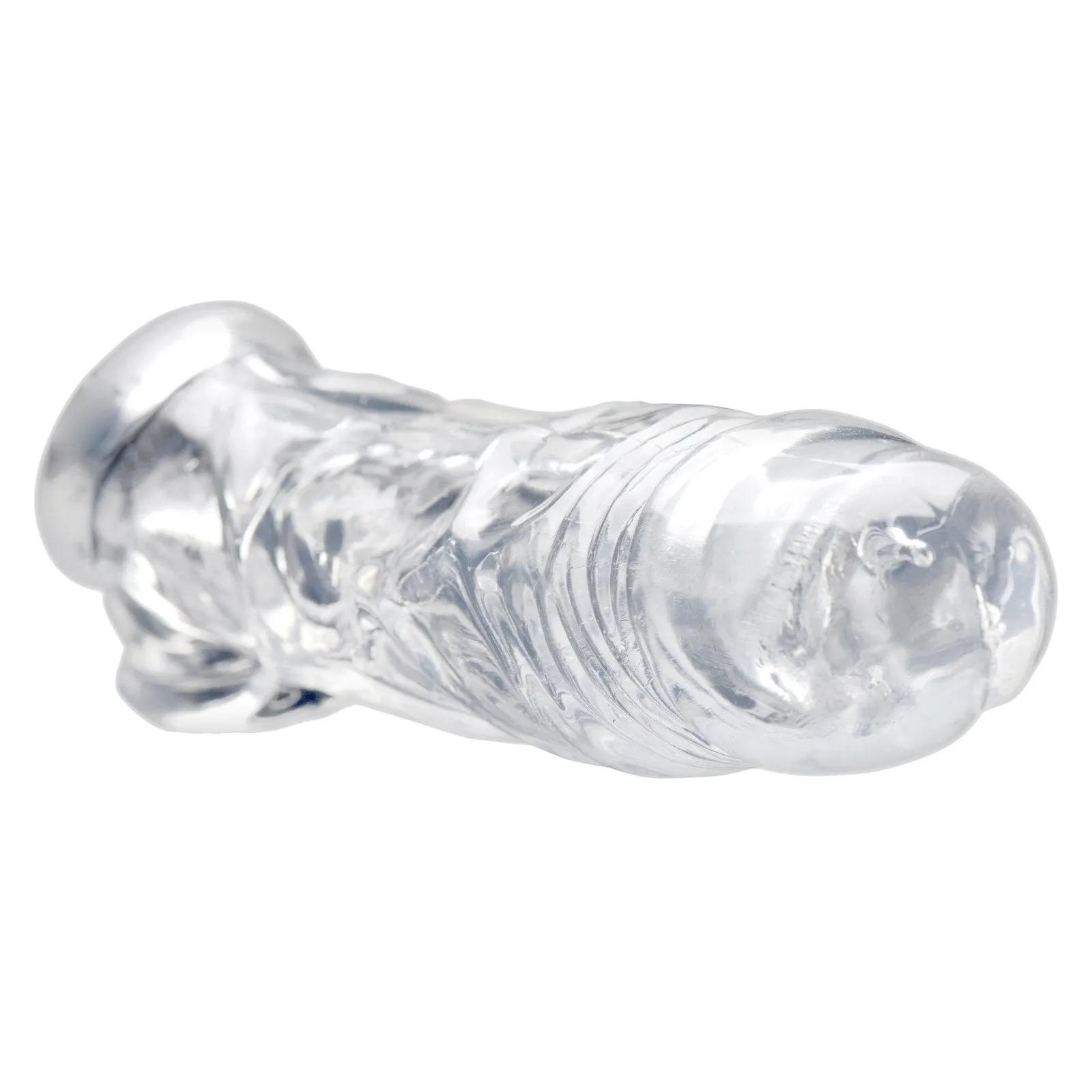 Realistic Clear Penis Enhancer And Ball Stretcher