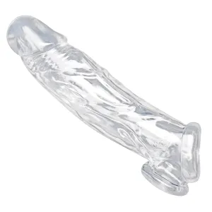 Realistic Clear Penis Enhancer And Ball Stretcher