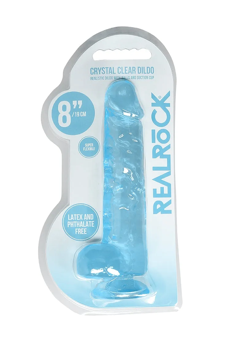 Realistic Dildo With Balls - 8/ 21 Cm