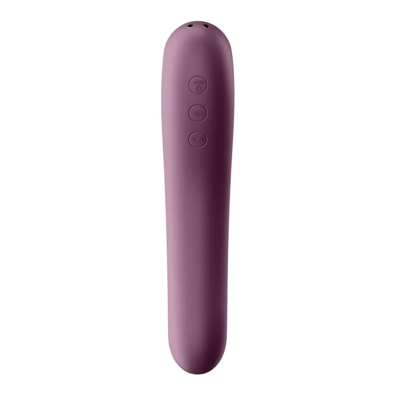 Satisfyer Dual Kiss Wine Red