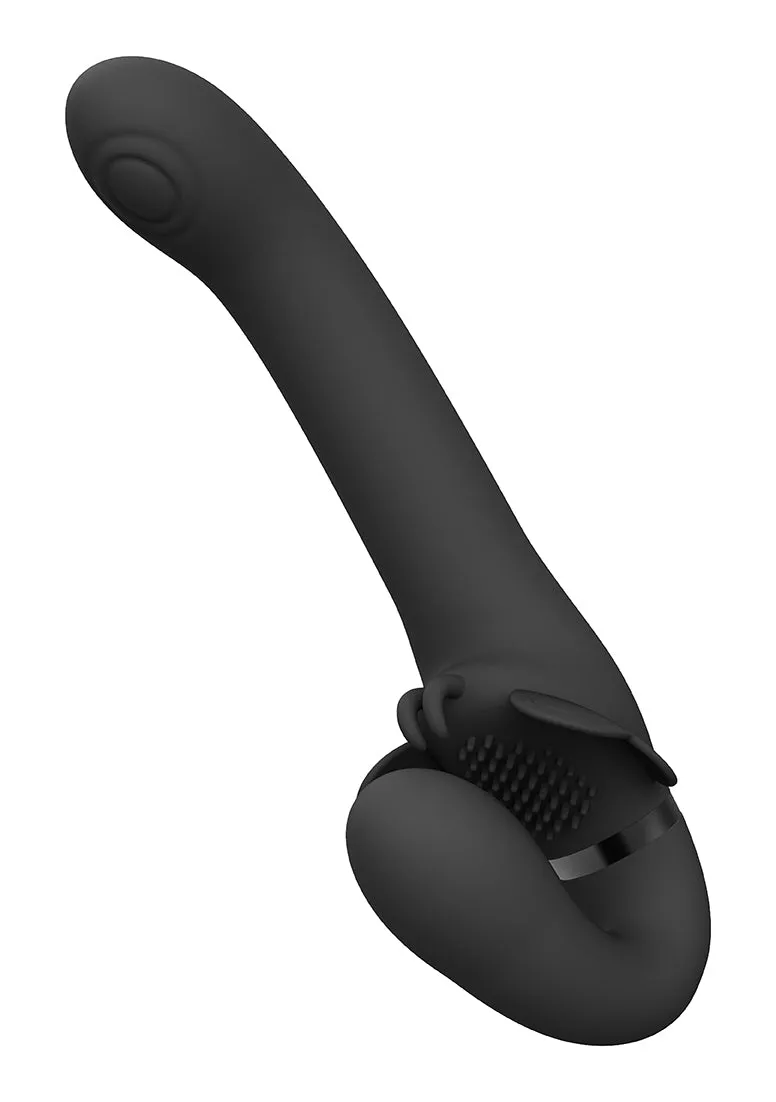 Satu - Pulse-wave & Vibrating Strapless Strapon