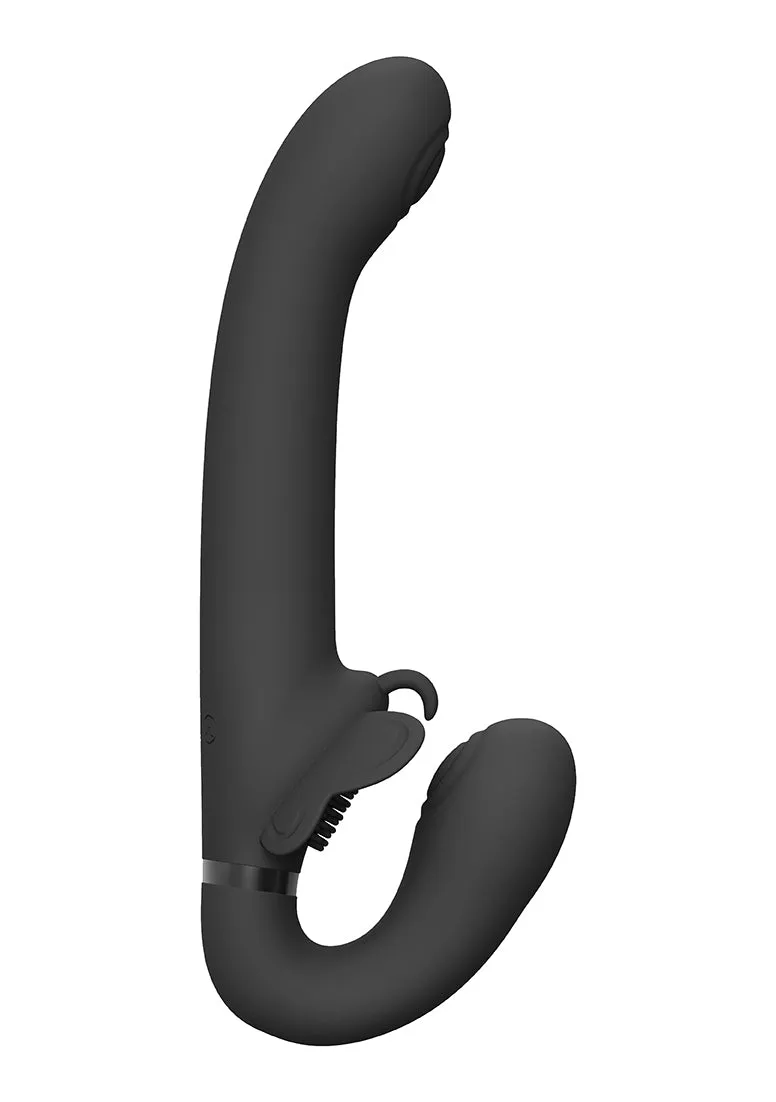 Satu - Pulse-wave & Vibrating Strapless Strapon