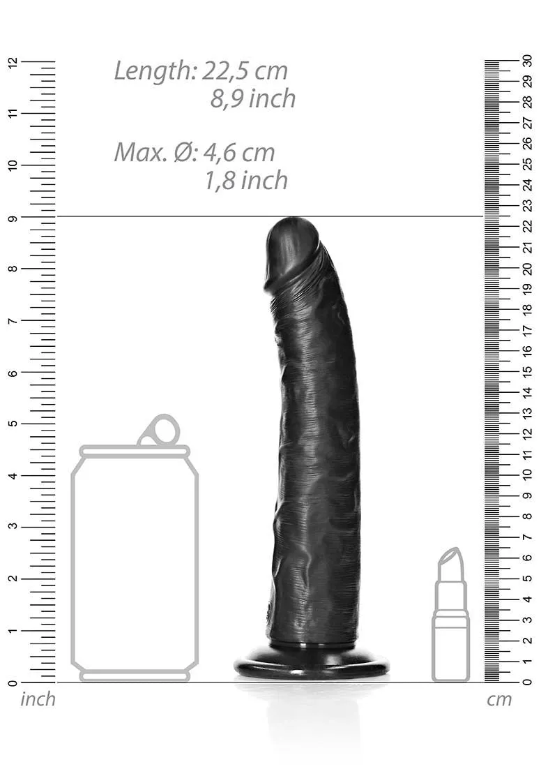 Slim Realistic Dildo With Suction Cup - 8''/ 20.5 Cm