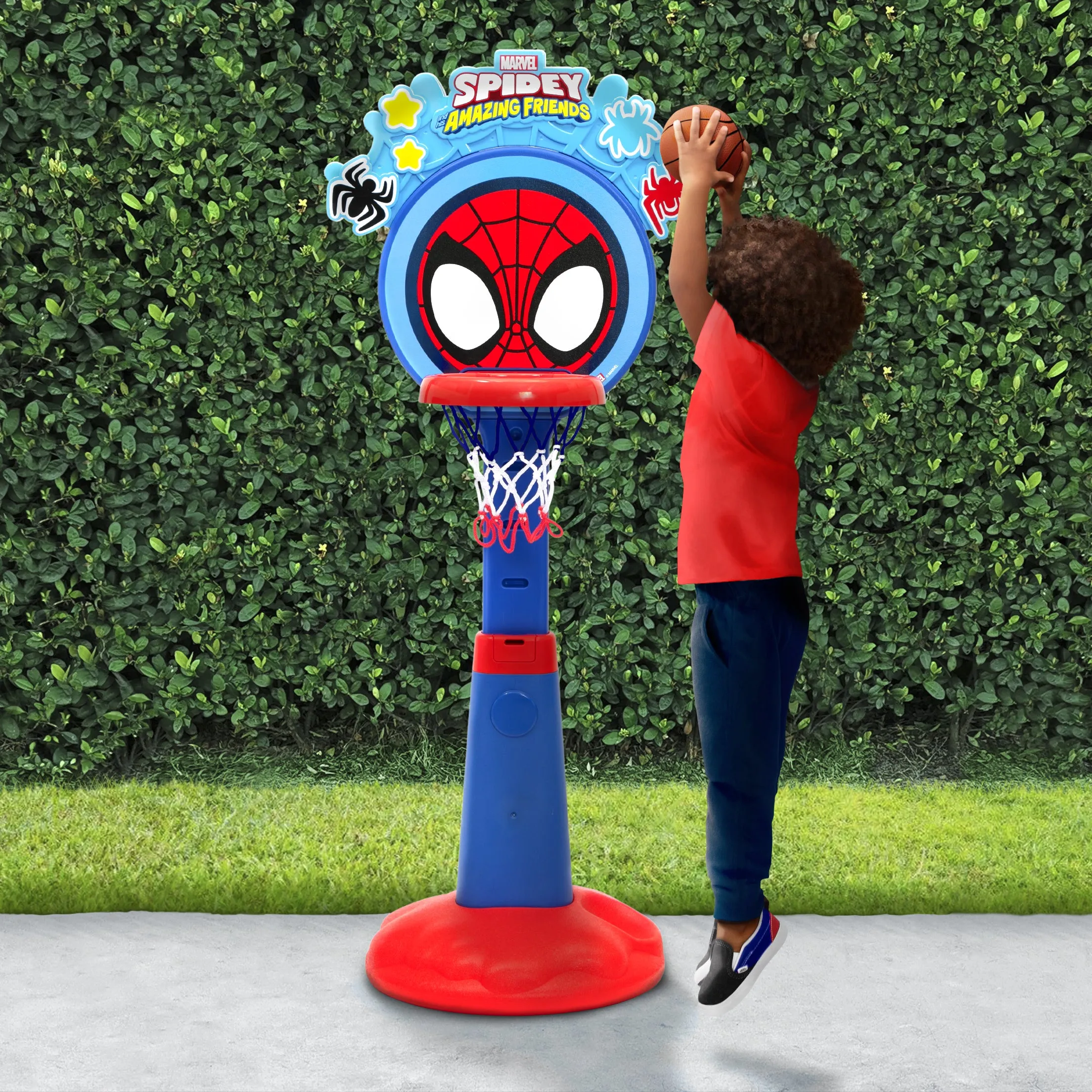 Spidey and His Amazing Friends Plastic Basketball Set
