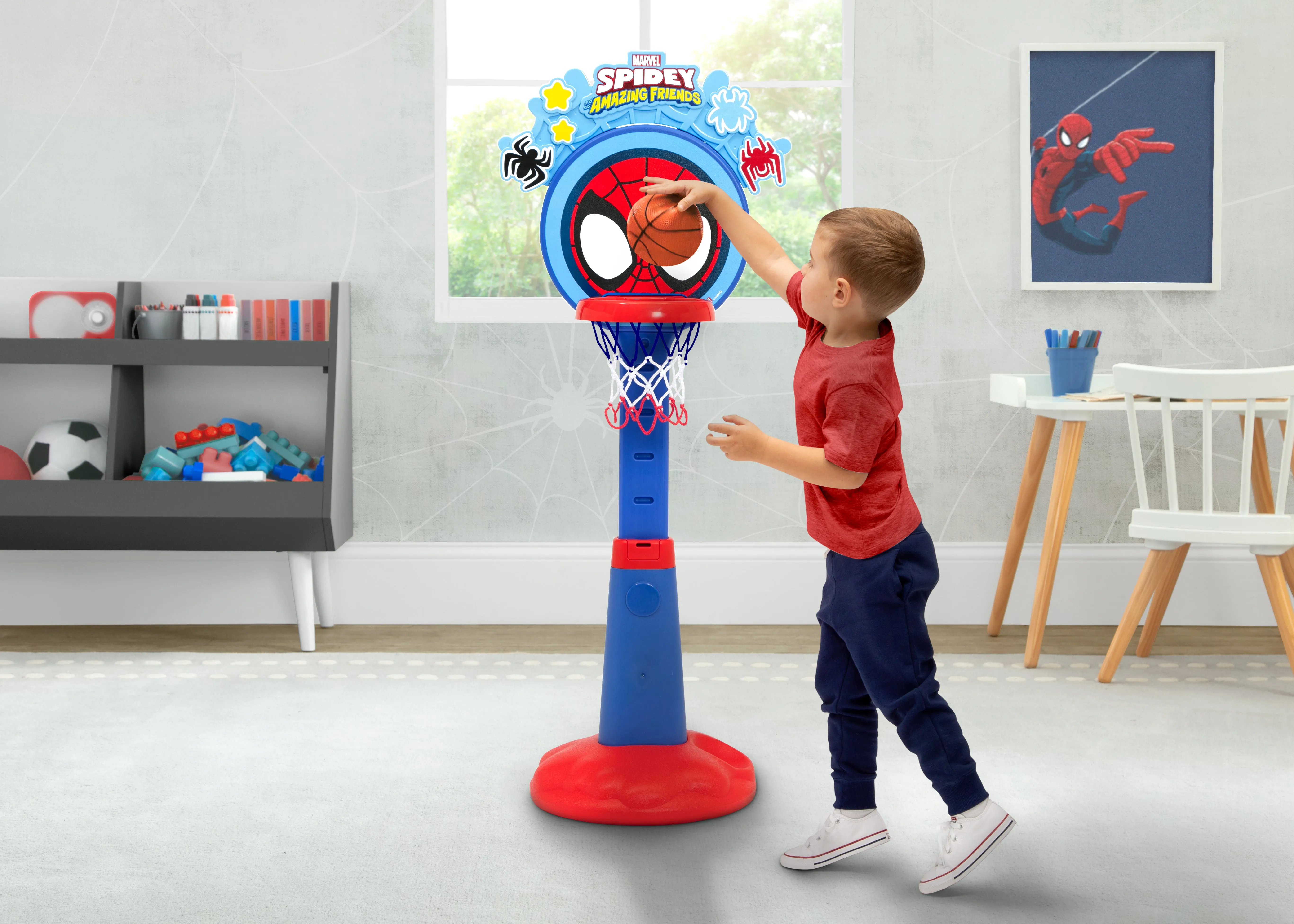 Spidey and His Amazing Friends Plastic Basketball Set
