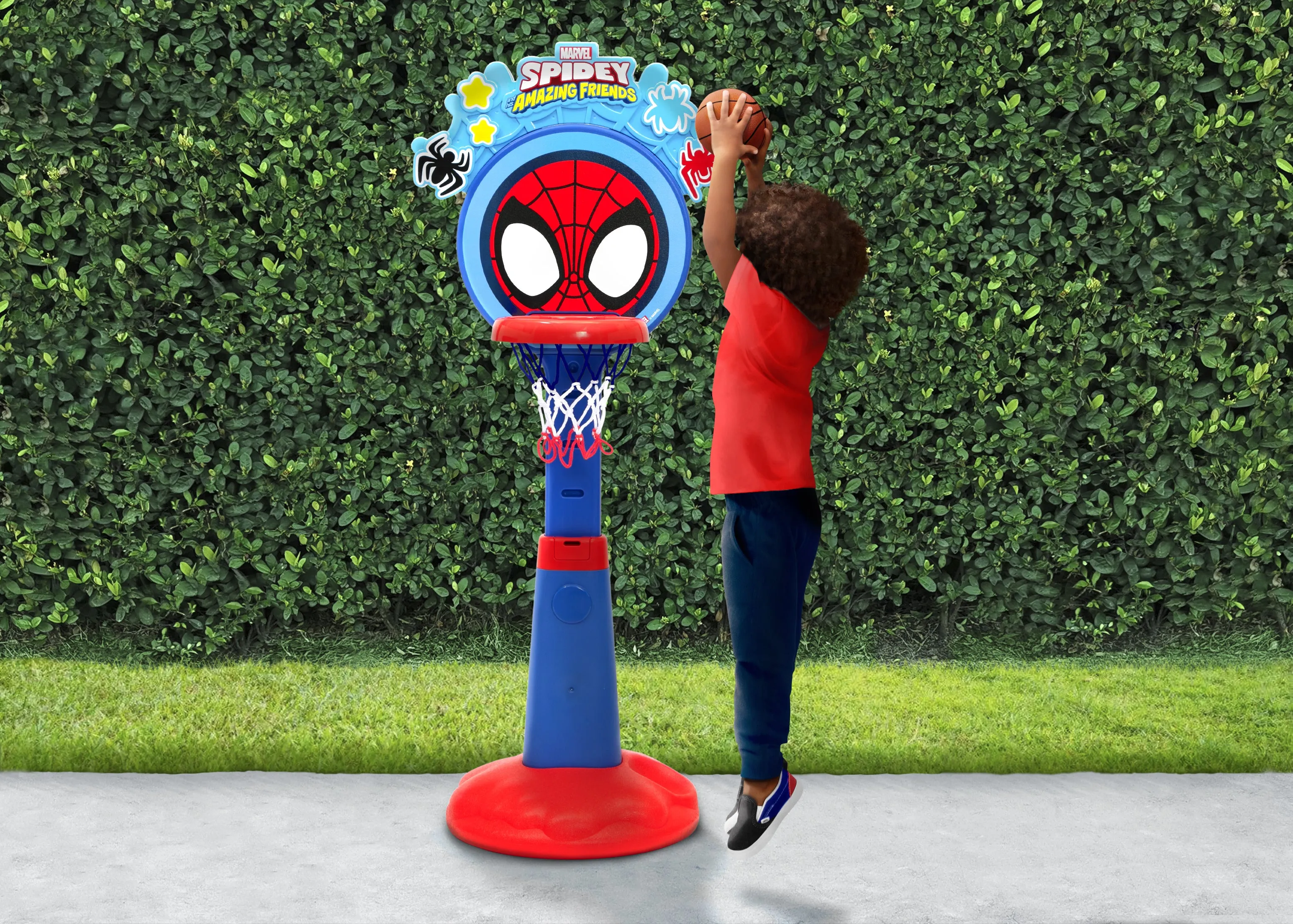 Spidey and His Amazing Friends Plastic Basketball Set