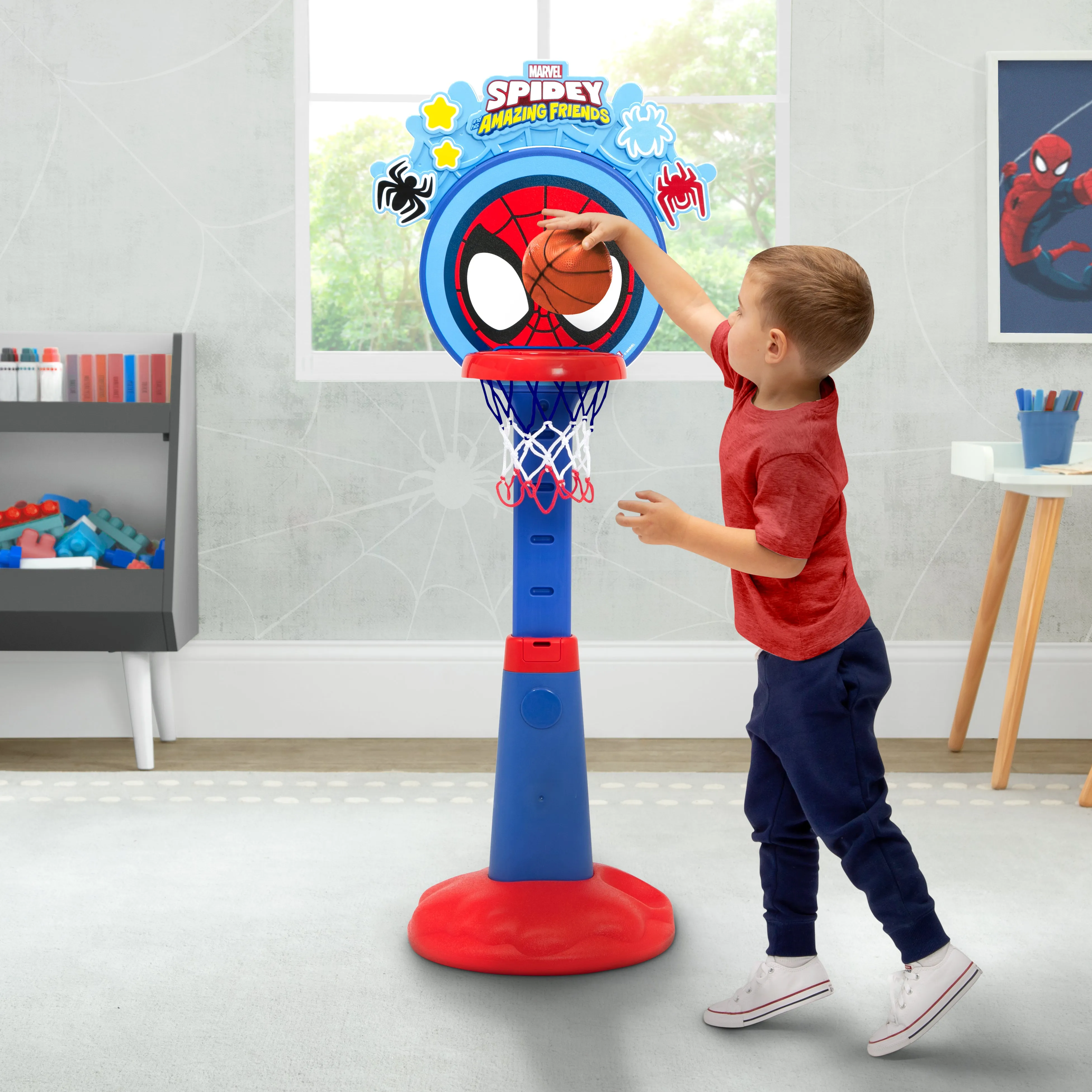 Spidey and His Amazing Friends Plastic Basketball Set