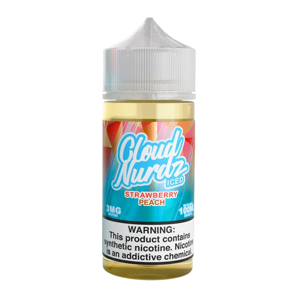 Strawberry Peach Cloud Nurdz Iced eJuice