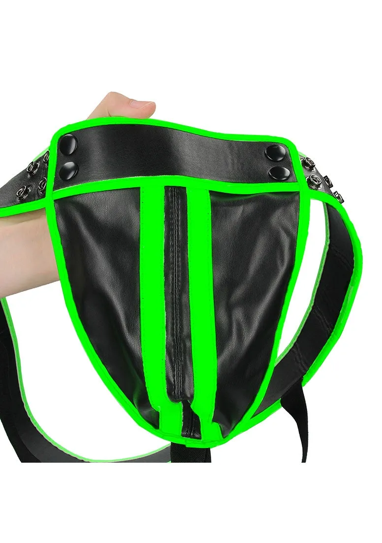 Striped Jock Strap - Glow In The Dark