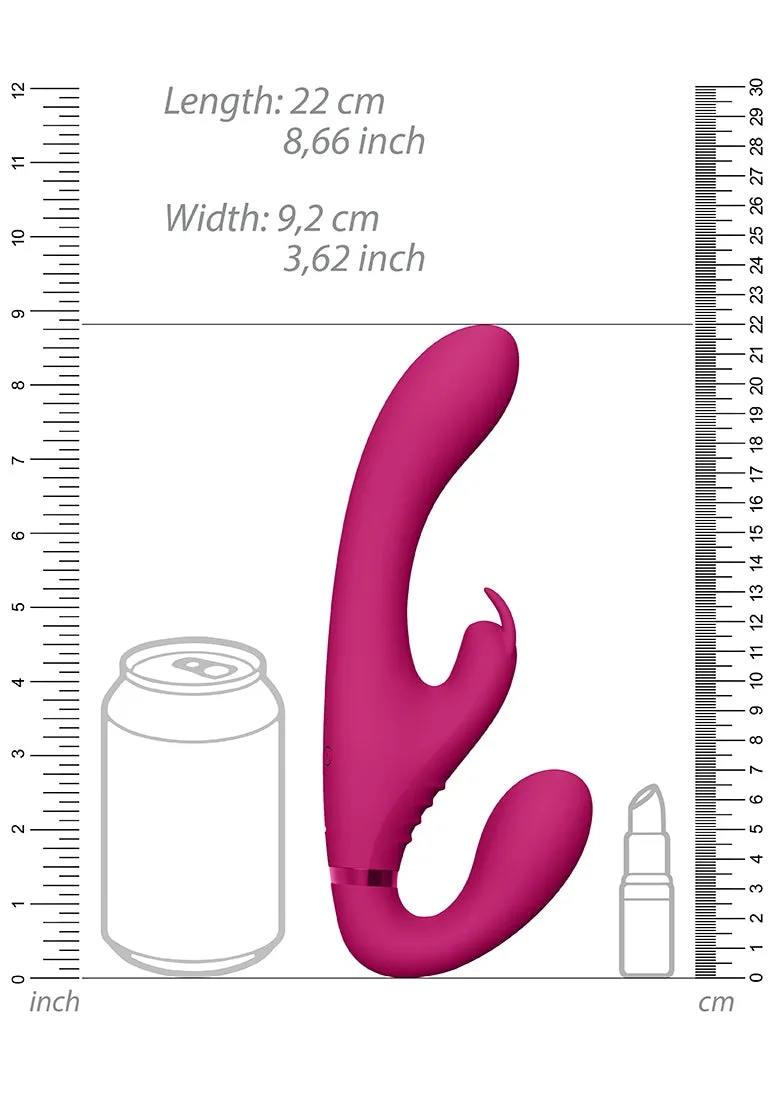 Suki - Vibrating Strapless Strap-on Rabbit