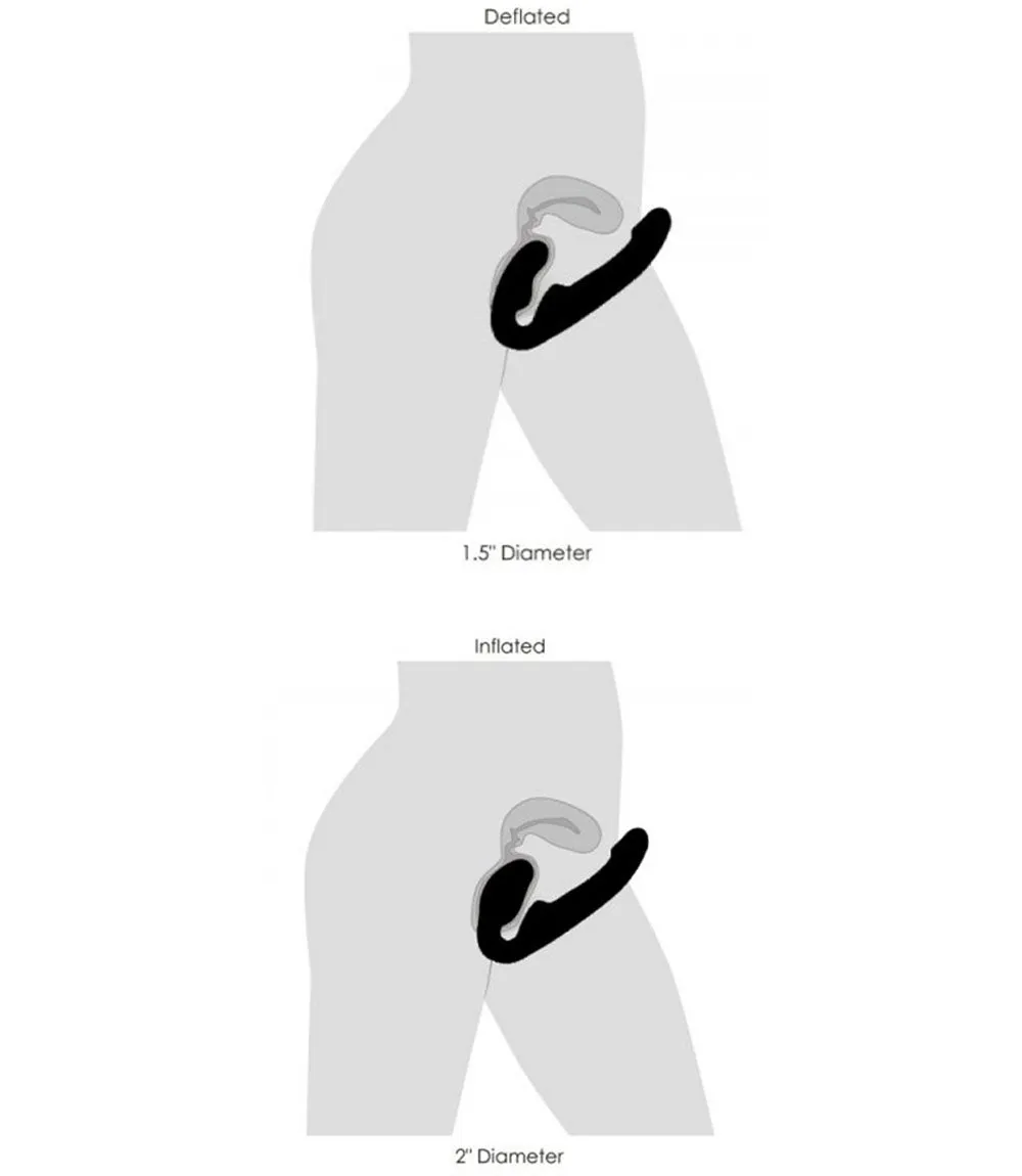 Swirl Vibrating Strapless Strap On