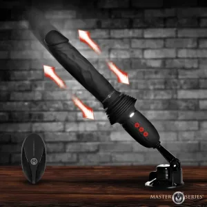 Ultimate Power Pounder Vibrating & Thrusting Dildo Sex Toy w/ Remote