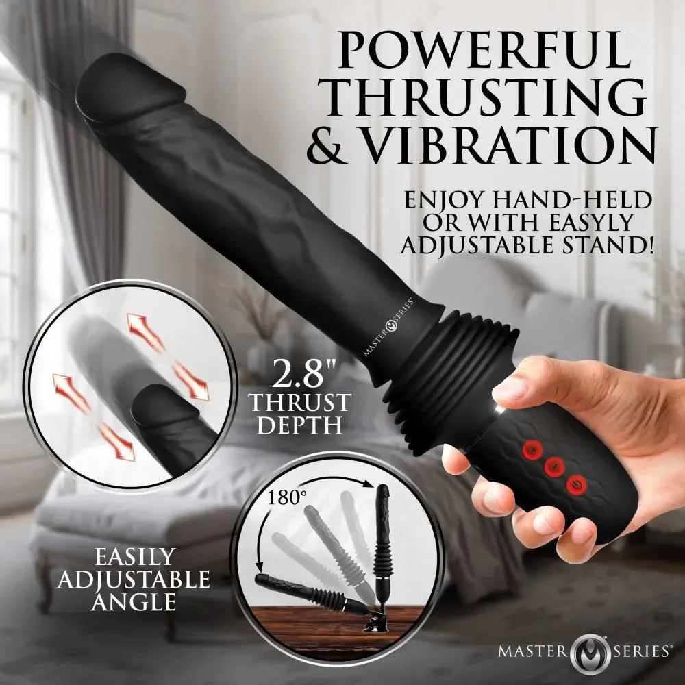 Ultimate Power Pounder Vibrating & Thrusting Dildo Sex Toy w/ Remote