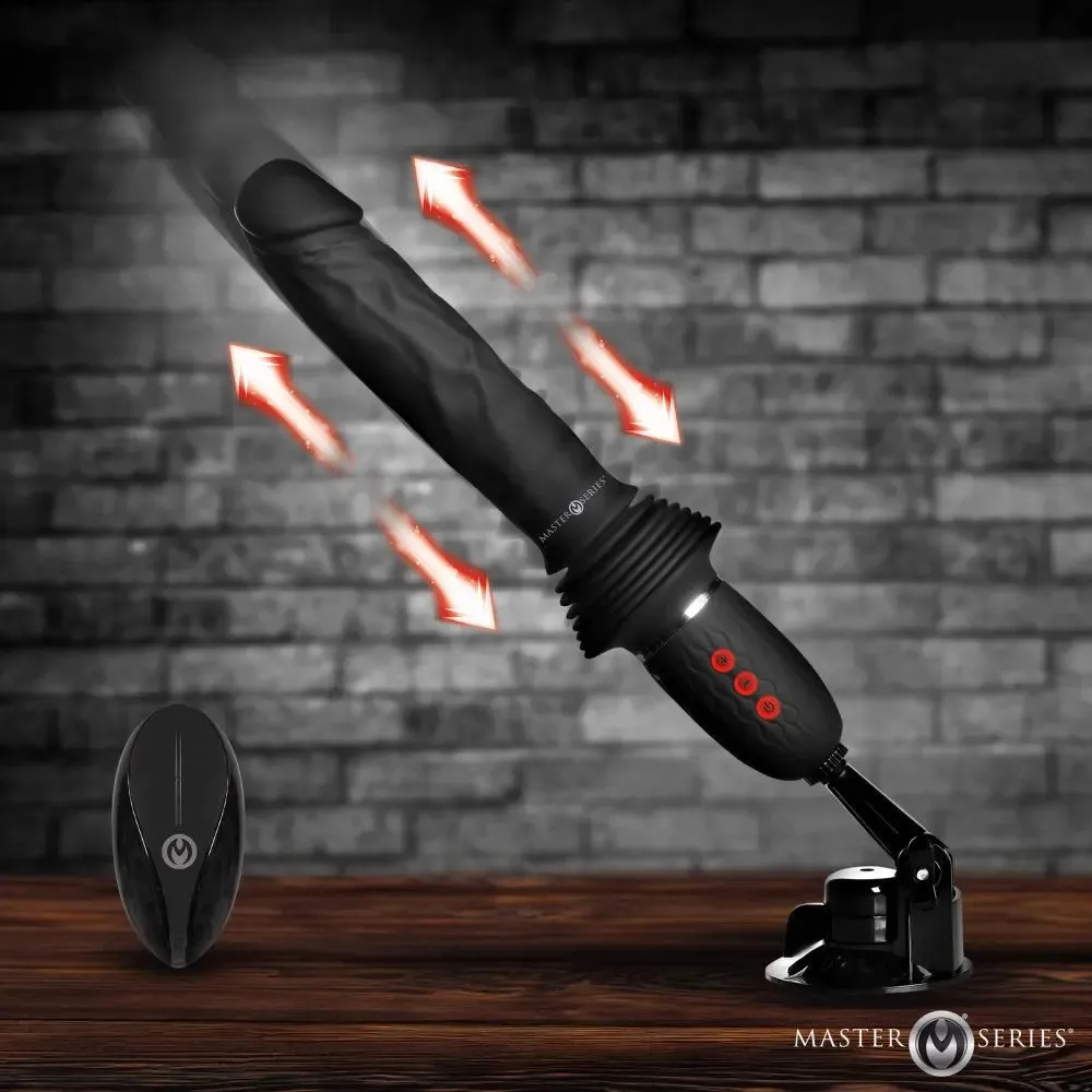 Ultimate Power Pounder Vibrating & Thrusting Dildo Sex Toy w/ Remote