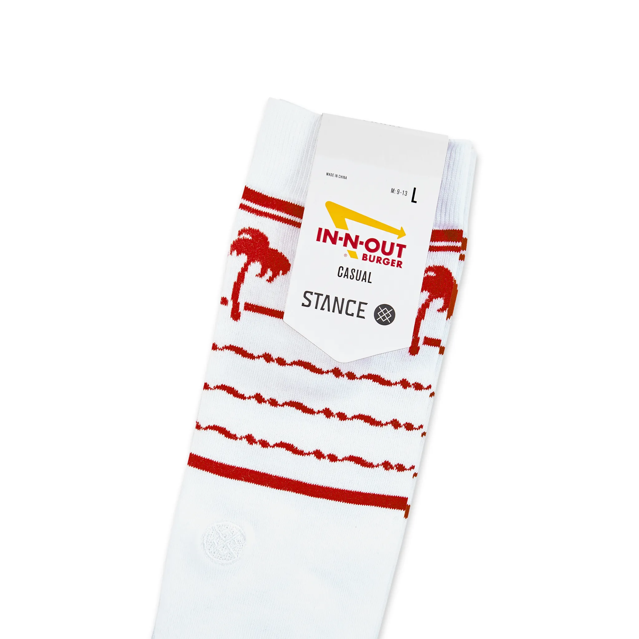 White Drink Cup Socks by Stance®
