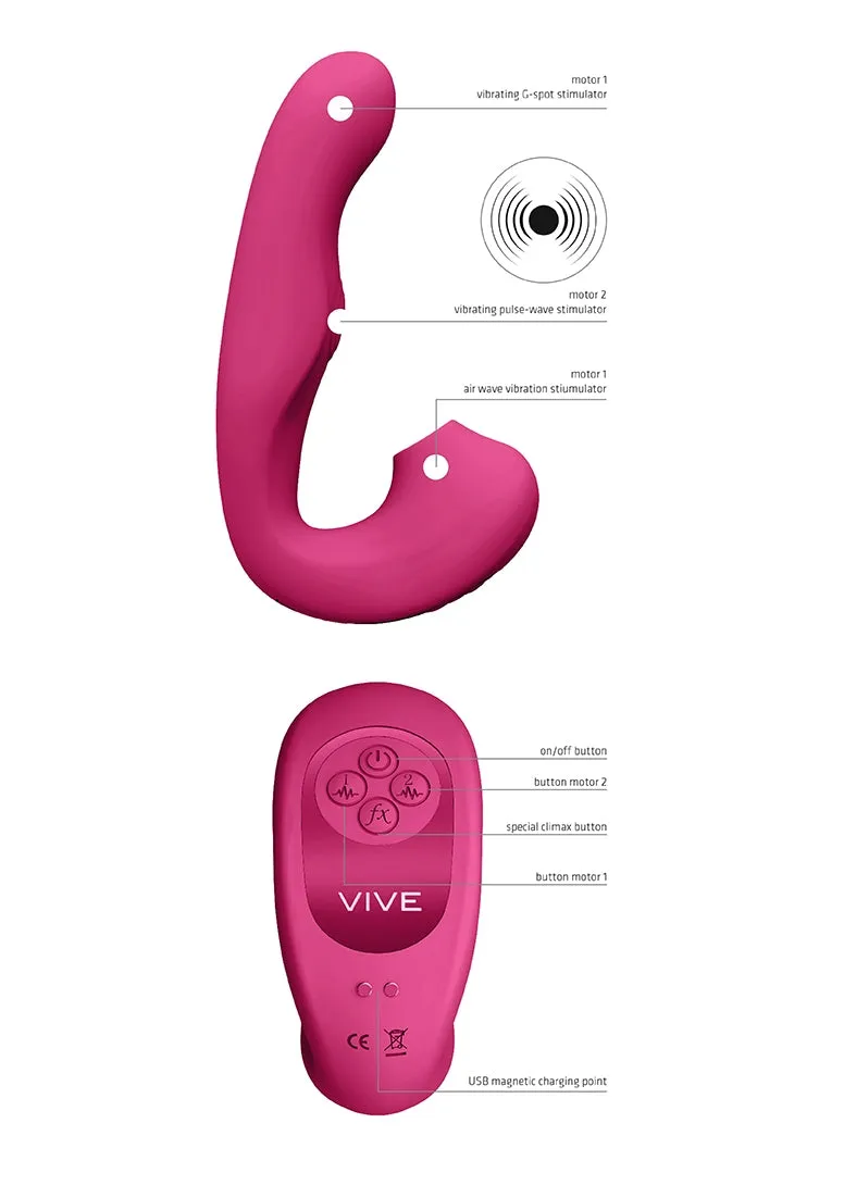 Zaki - Air Wave. Pulse Wave & G-spot Vibrator